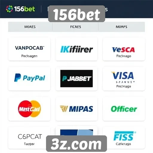 Métodos de pagamento disponíveis na plataforma 156bet