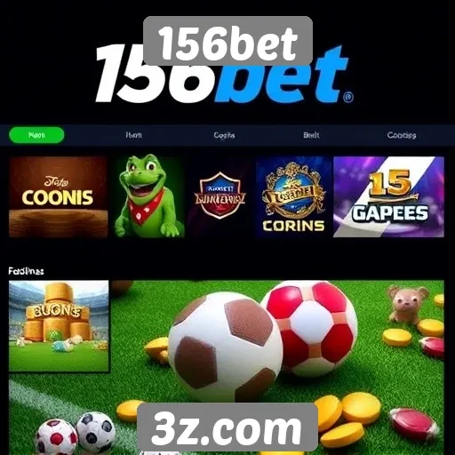 Variedade de jogos disponíveis na 156bet